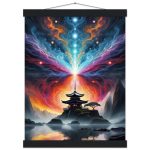 Ethereal Harmony: A Tranquil Japanese Zen Canvas 5