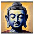 Serenity Canvas: Buddha Head Tranquility for Your Space 44