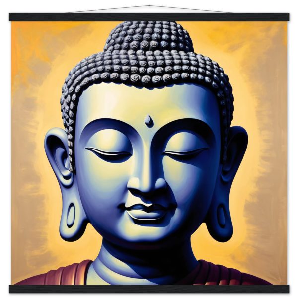 Serenity Canvas: Buddha Head Tranquility for Your Space 21