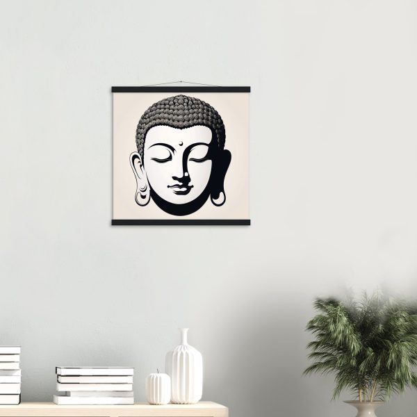 Enigmatic Zen: Tranquil Buddha Canvas 2