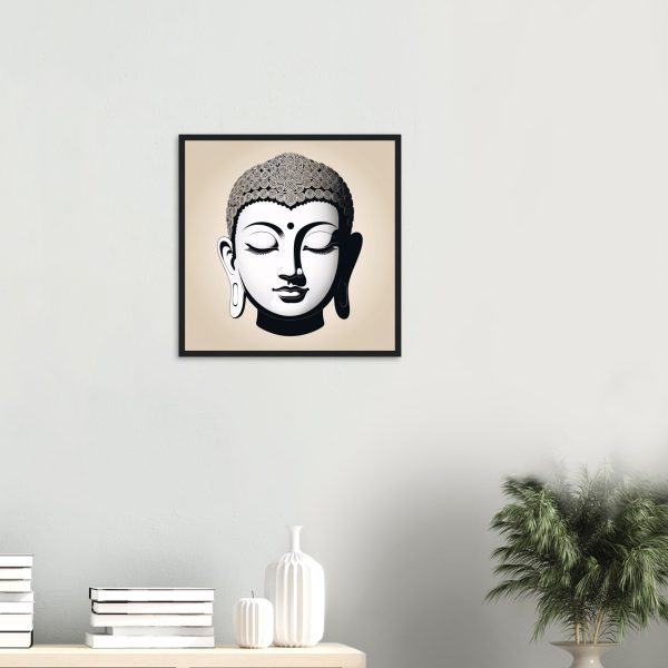 Zen Elegance: Buddha Swirls Poster 7