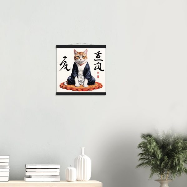 Zen Cat Wall Art – Feline Wisdom and Artistic 13