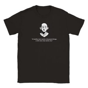 Zen Wisdom: A Healthy Man’s Desire Kids T-Shirt