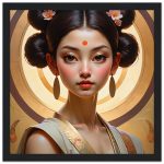 Elegant Geisha: Framed Poster of Timeless Sophistication 6