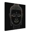 Monochrome Buddha Head Wall Art 38