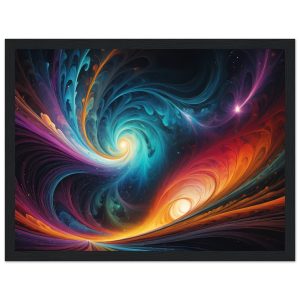 Harmony in Bloom: Lotus Symphony Framed Poster