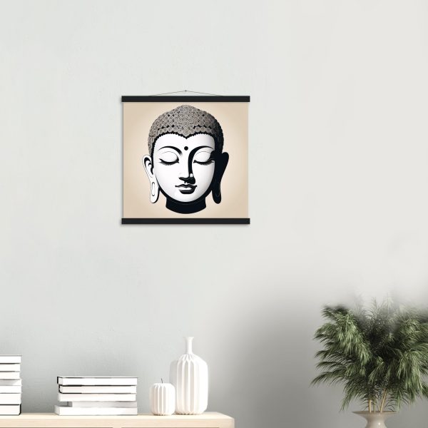 Zen Elegance: Buddha Swirls Poster 13