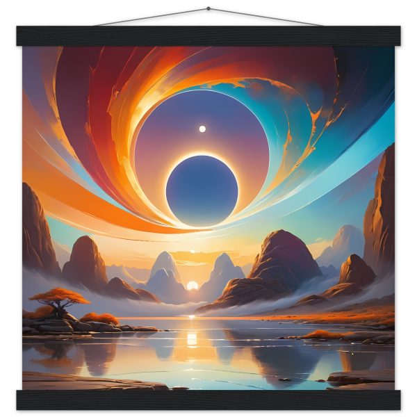 Canyon Sunrise: Tranquil Poster with Hanger 3