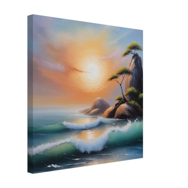 A Zen Seascape in Oil Painting Print 16
