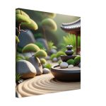 Zen Garden Harmony: Captivating Canvas Serenity 5