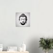 Harmonious Zen: Buddha Mask Poster Elegance 30