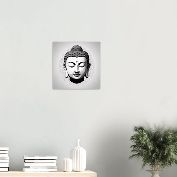 Harmonious Zen: Buddha Mask Poster Elegance 12
