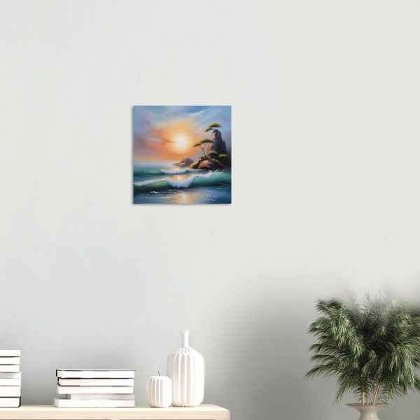 A Zen Seascape in Oil Painting Print 6