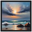 Nature’s Symphony: A Sunset Beach Canvas 25