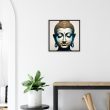 The Blue and Gold Buddha Wall Art 34