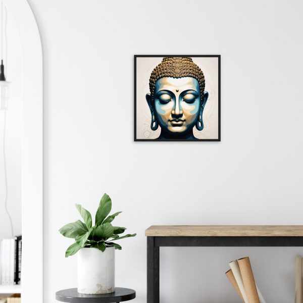 The Blue and Gold Buddha Wall Art 17