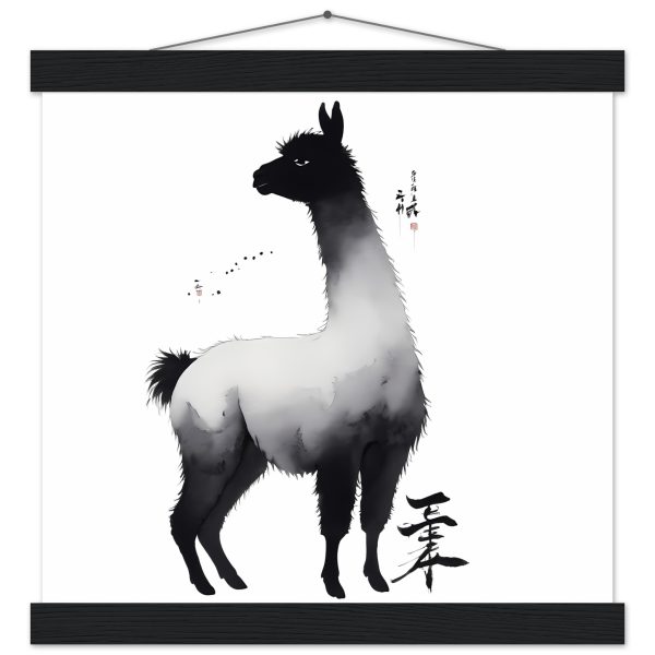 Unveiling Whimsical Elegance: The Llama in Japanese Artistry 9