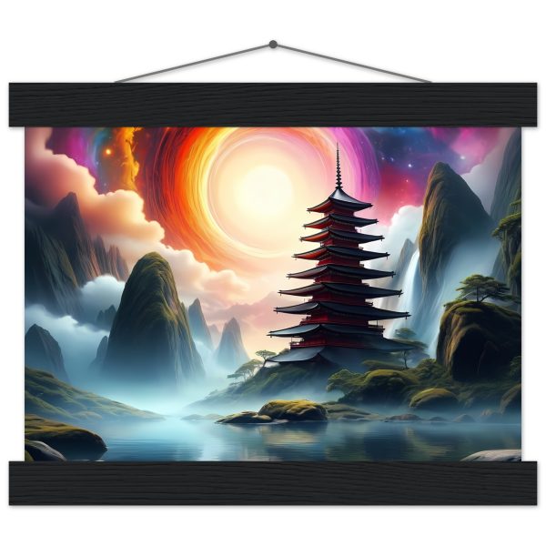 Dreamlike Fusion: Premium Poster with Magnetic Hanger Set 4