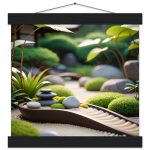 Tranquil Zen Garden Path: Premium Poster for Serenity 7