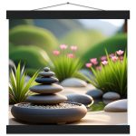 Elevate Your Space with Zen Garden Beauty: Serene Poster Art 6