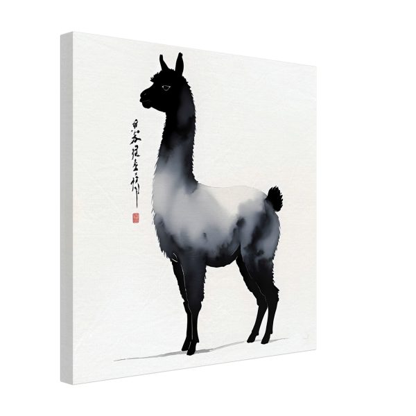 Embodied Elegance: The Llama in Chinese Ink Wash Splendor 7