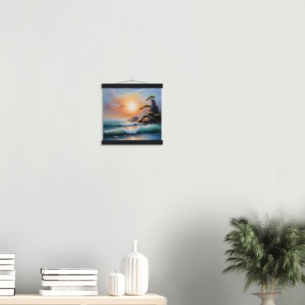 A Zen Seascape in Oil Painting Print 18