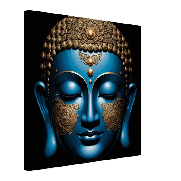 Blue & Gold Buddha Poster Inspires Tranquility 19