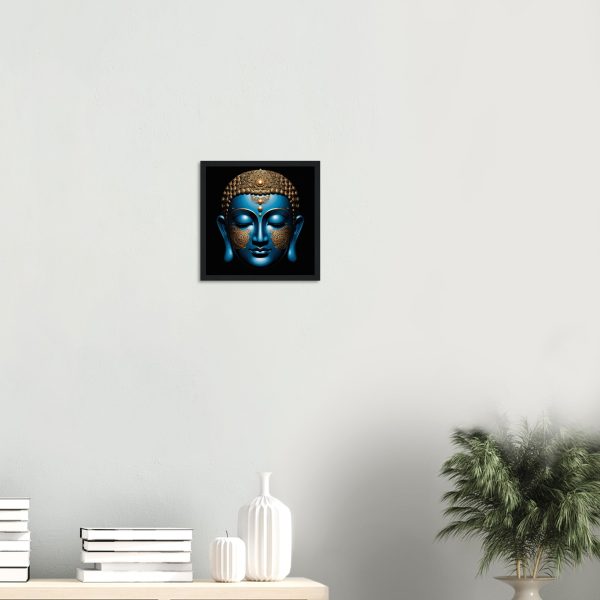 Blue & Gold Buddha Poster Inspires Tranquility 11