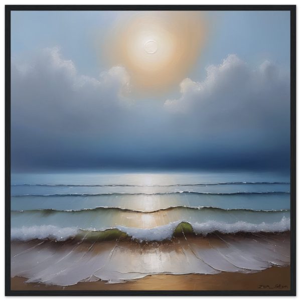 Seascape of Zen in the Oil Painting Print 16