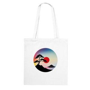 Zen Tree Tranquility: An Artistic Expression on a Classic Tote Bag