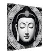 Elegance Unveiled: Zen Buddha Mask Canvas 25