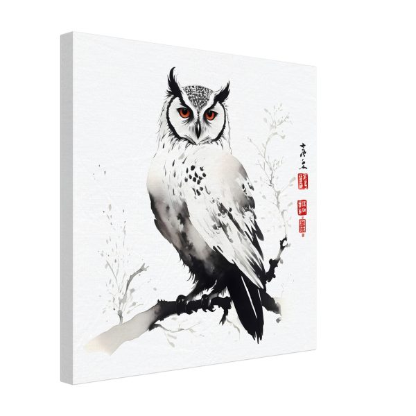 The Enchanting World of the Japanese Zen Owl Print 6