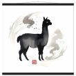 Elevate Your Space: The Black Llama Print 25