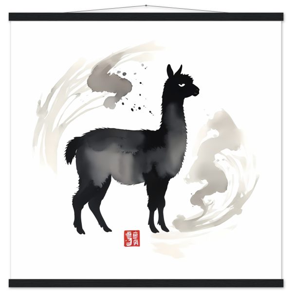 Elevate Your Space: The Black Llama Print 8