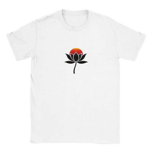 Radiant Zen Blossom: A Burst of Color on Kids’ Classic Tee