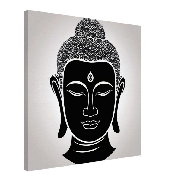 Mesmerizing Buddha Head Canvas 3