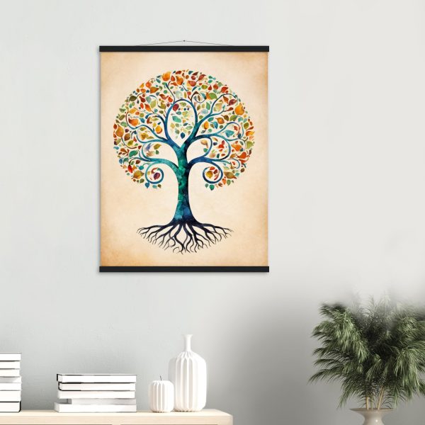 Mosaic of Life: A Watercolour Tree of Life 11