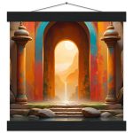 Portal to Serenity – Zen Poster with Hanger 6
