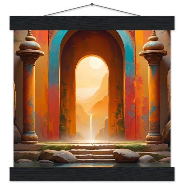 Portal to Serenity – Zen Poster with Hanger 2