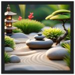 Tranquility Framed: Premium Matte Poster with Wooden Frame 6