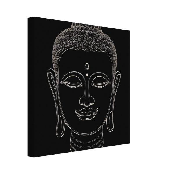 Monochrome Buddha Head Wall Art 10