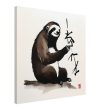 A Zen Sloth Print, A Minimalist Ode to Tranquility 22