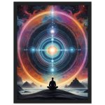 Serenity Embodied: Zen Meditation Framed Poster for Mindful Living 8
