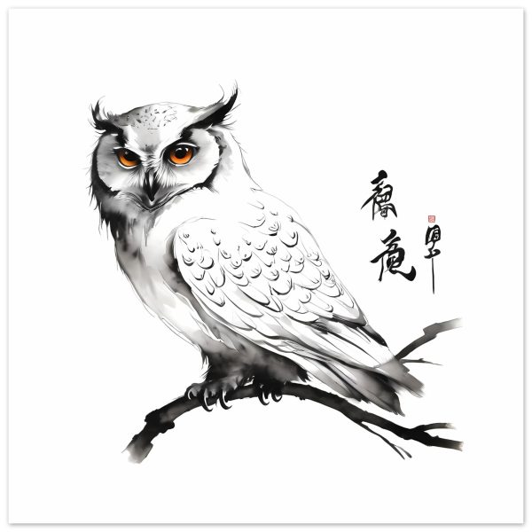 Exploring the Timeless Allure of the Chinese Zen Owl Print 3