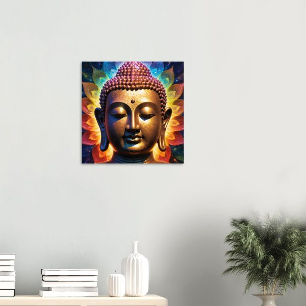 Zen Radiance: Buddha’s Aura, Kaleidoscopic Tranquility. 2