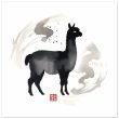 Elevate Your Space: The Black Llama Print 33