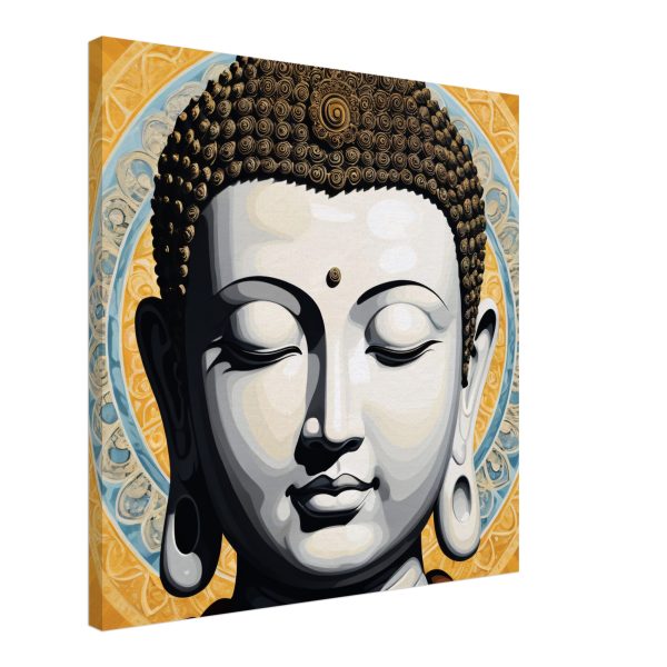 Harmony Unveiled: The Buddha Mandala Canvas 4