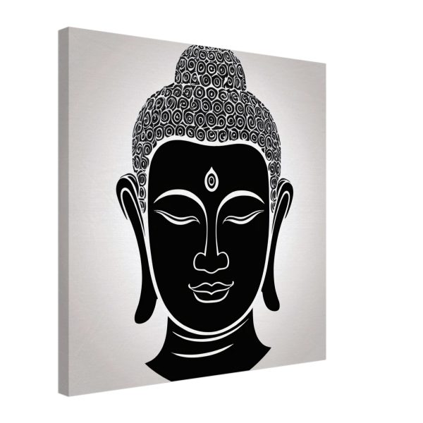 Mesmerizing Buddha Head Canvas 2