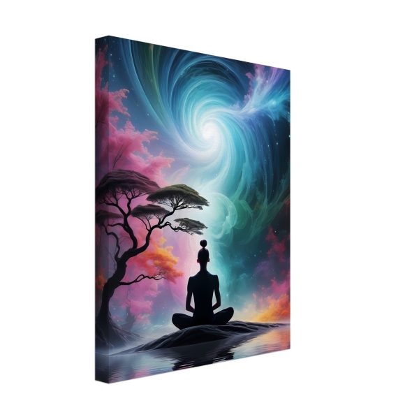 Celestial Tranquility: A Night of Zen Meditation on Canvas 4