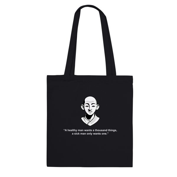 Zen Wisdom: A Healthy Man’s Desire Premium Tote Bag